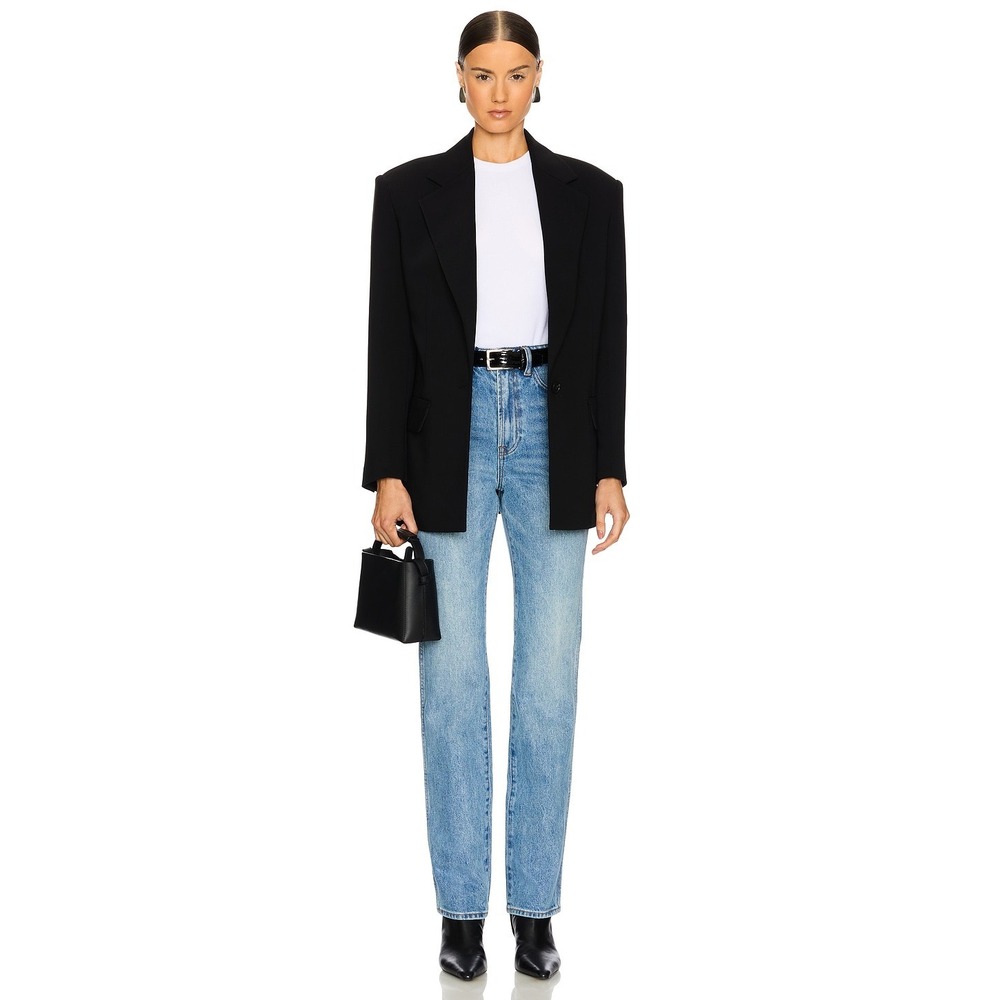 GRLFRND Denim Light Wash High Rise Straight Leg Jeans Size‎ 28 New With Tags